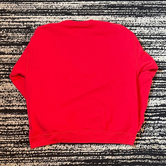 Fruit of the Loom Bold Red Crewneck Sweater - Picture 4 of 4
